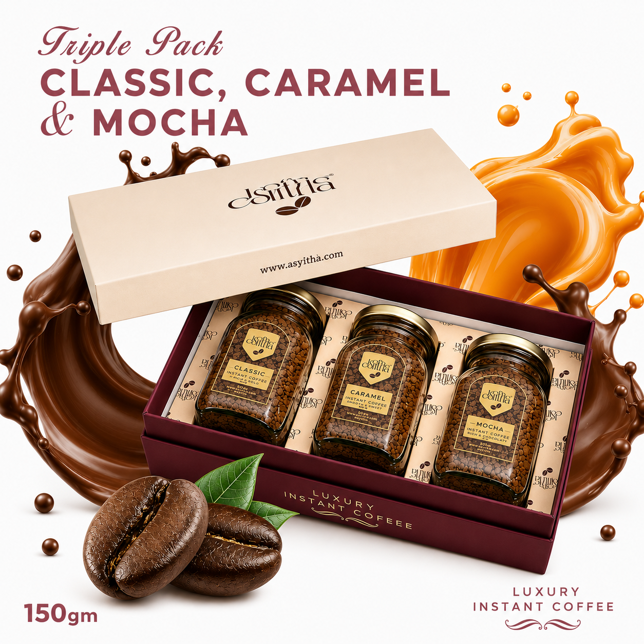 Triple Pack – Classic, Caramel & Mocha — product shot